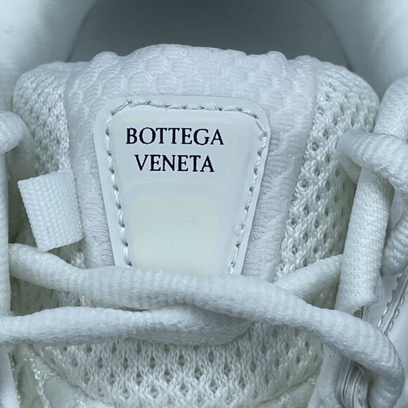 Bottega Veneta White & Off-White Orbit Sneakers - Picture 4 of 8